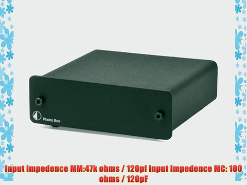 Pro-Ject Audio - Phono Box DC - MM/MC Phono preamp with line output - Blk