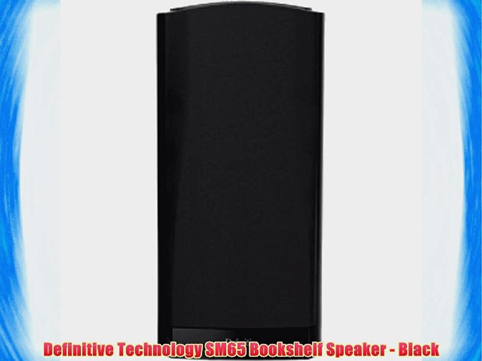 Definitive Technology SM65 Bookshelf Speaker - Black