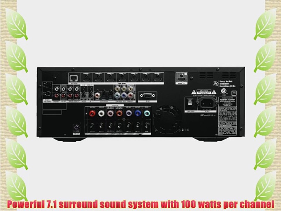 Harman Kardon AVR 2700 7.1-Channel 100-Watt Network-Connected Audio/Video Receiver
