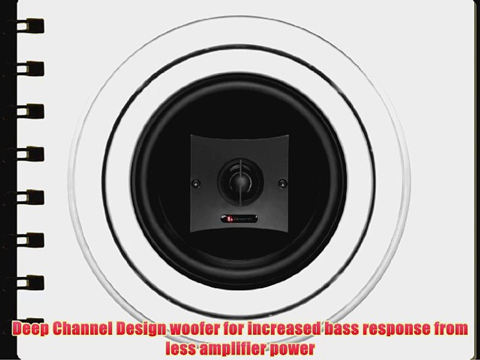 Boston Acoustics HSi 460 In-Ceiling Speaker (White)