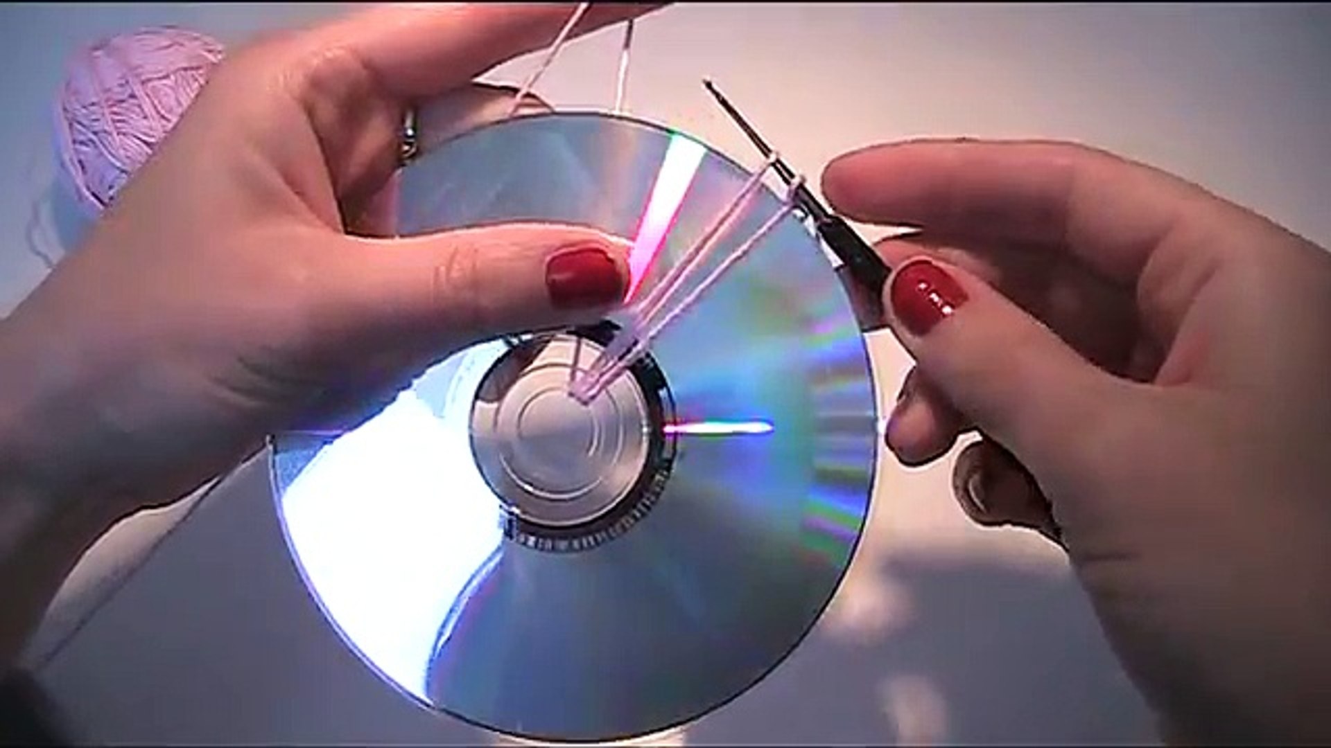 Anleitung - Mit einer CD eine Tasche häkeln 1 - video Dailymotion