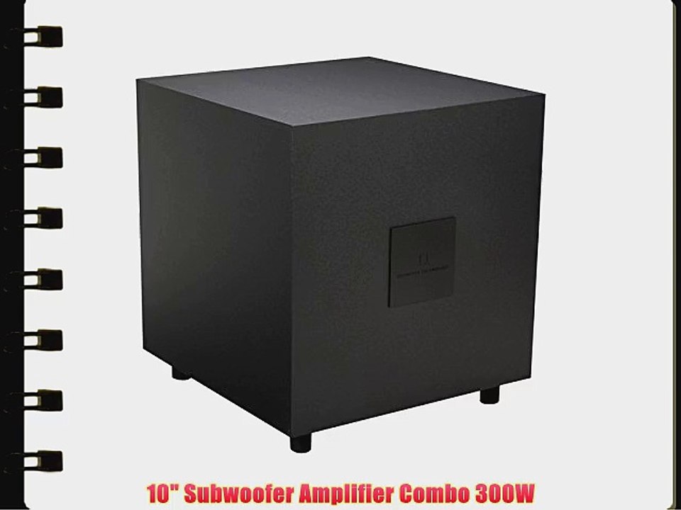 Definitive Technology POWERFIELD 310 10-Inch 300-Watt Powered Subwoofer (Black)