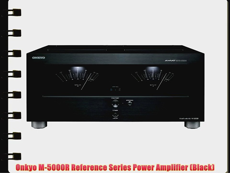 Onkyo M-5000R Reference Series Power Amplifier (Black)