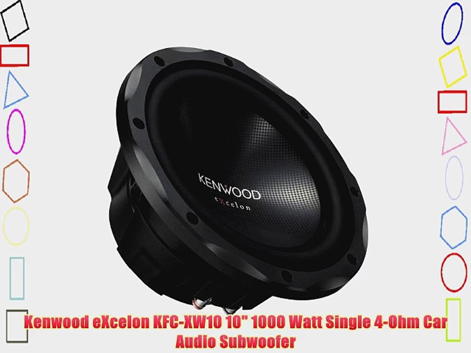 Kenwood eXcelon KFC-XW10 Woofer - 300 W RMS/1000 W PMPO