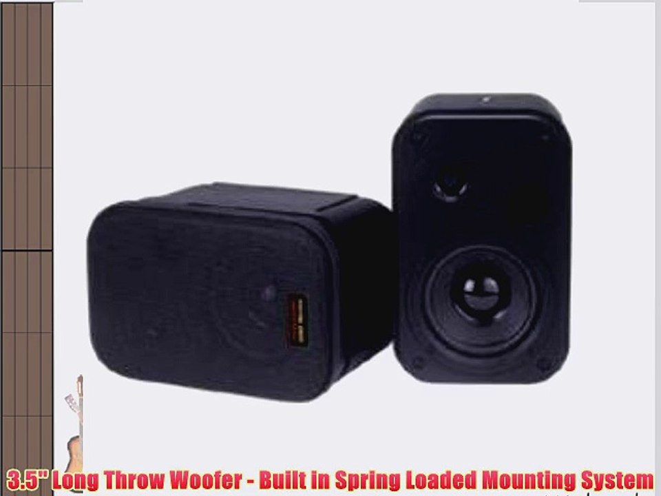 Pyramid 3070 3.5-Inch 2-Way 300 Watt Studio Monitor Speaker