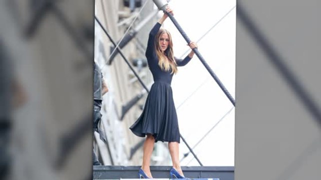 Sarah Jessica Parker Defies Gravity In Bloomingdales Photo Shoot