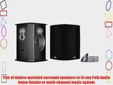 Polk Audio FXI A6 Surround Speakers (Pair Black)