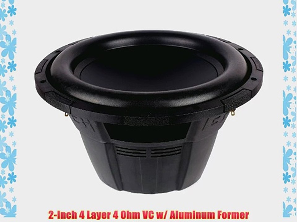 Bass Inferno BSW12D 12-Inch 1500-Watts 4-OHM DVC Subwoofer