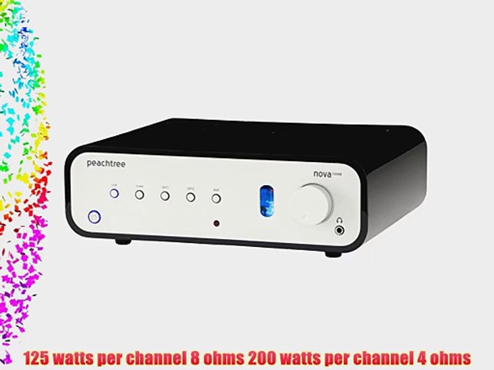 Peachtree Audio nova125 SE Integrated Amplifier with Built-in DAC (High Gloss Black)