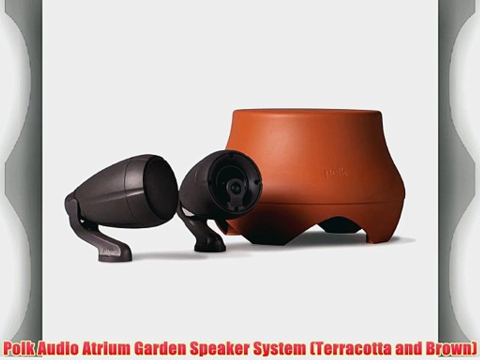 Polk Audio Atrium Garden Speaker System (Terracotta and Brown)