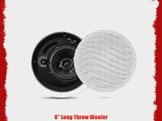 Pyle Home PDPC8T In-Ceiling Enclosed Speaker System with Transformer