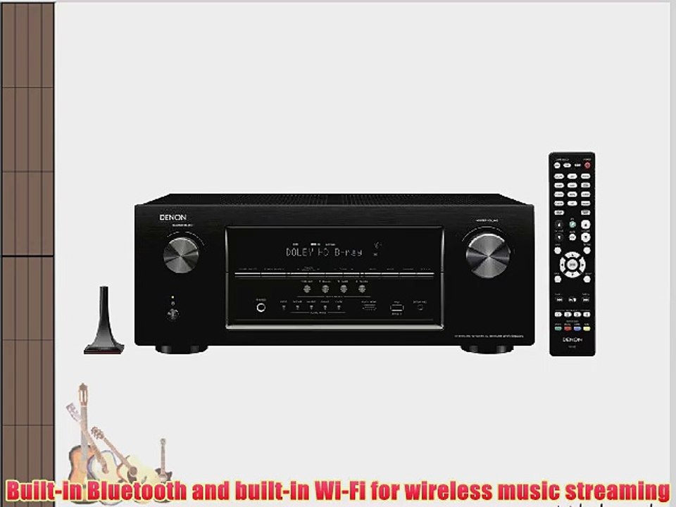 Denon AVR-S900W 7.2-Channel Network A/V Receiver with Bluetooth and Wi-Fi