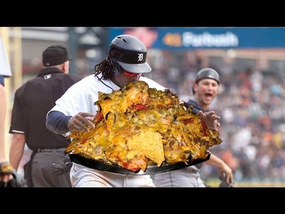 Prince Fielder ng Detroit Tigers, kinain ang nachos ng fan sa gitna ng laro