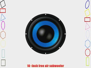 Blaupunkt GT Power 1000W - 1100 Watt 10-Inch Free-Air Subwoofer