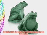 OSD Audio FS525 Decorative Frog 100-Watt Outdoor Garden Speaker Pair
