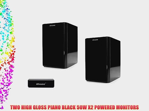 DYNAUDIO XEO 3 WIRELESS POWERED AUDIOPHILE MONITOR SPEAKERS GLOSS BLACK