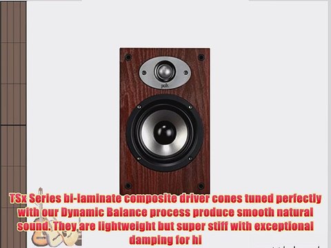 Polk Audio TSx 110B Bookshelf Speaker - Cherry