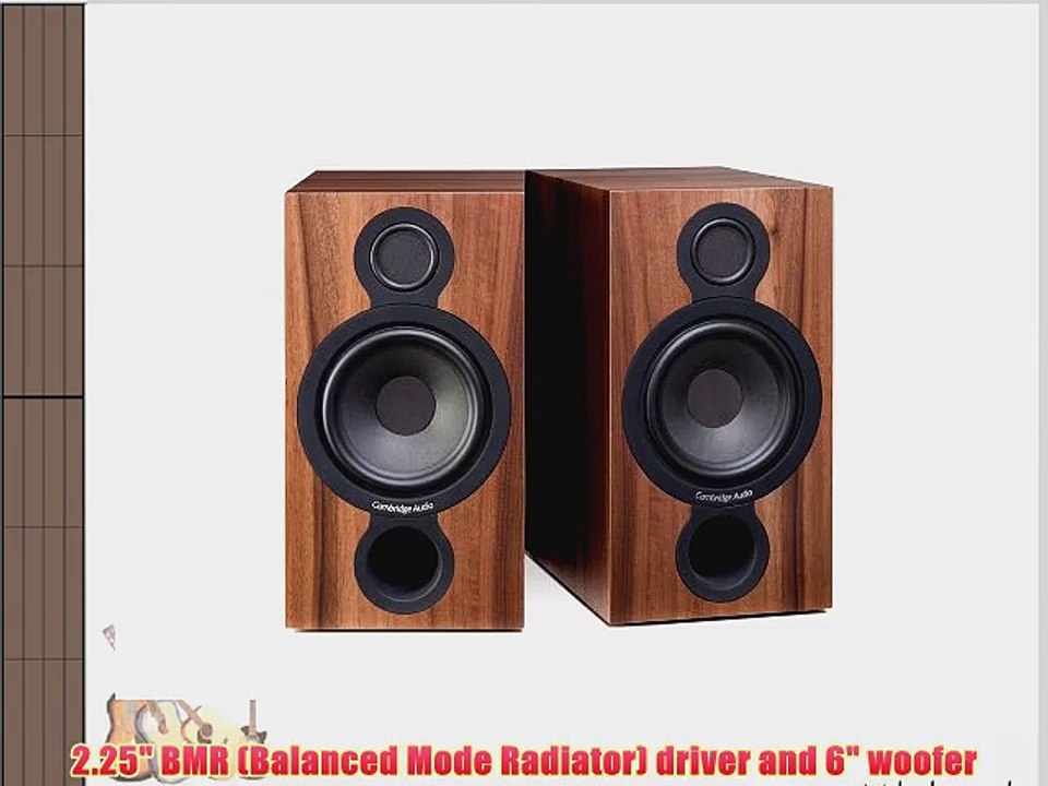 CAMBRIDGE - AERO 2 SPEAKERS (WALNUT)