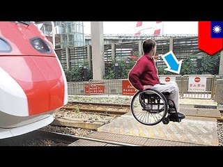 Man in wheelchair sucked under oncoming train