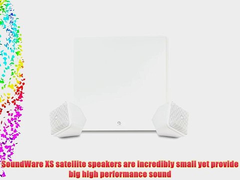 Boston Acoustics Soundware XS 2.1 Home Stereo Speaker System (White)