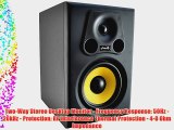 Pyle-Pro PSTUDIO6 6.5'' 350 Watt 2-Way Bass Reflex Amplified Studio Monitor Speaker