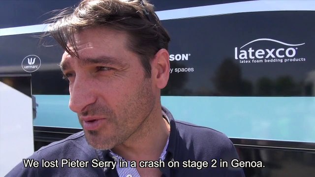 Stage 4 - Interview with Davide Bramati (ETIXX QUICKSTEP) / Tappa 4 - intervista con Davide Bramati (ETIXX QUICKSTEP)