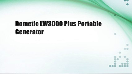 Dometic LW3000 Plus Portable Generator