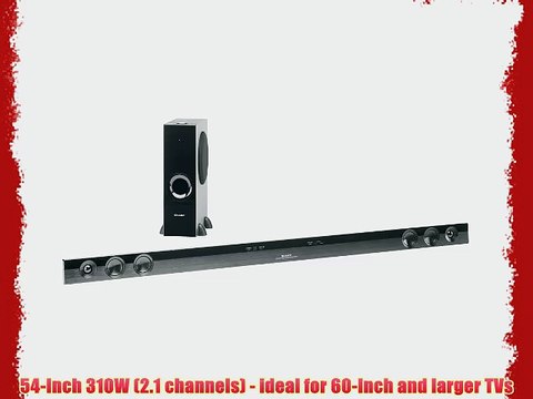 Sharp HT-SB602 2.1 Channel 310W Bluetooth Sound Bar