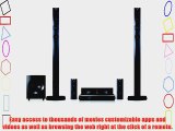LG BH9431PW 1460W 3D Blu-Ray Theater System with Smart TV Sound Wireless Rear Speakers Tall