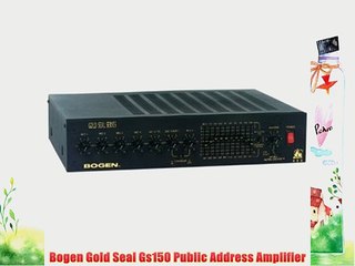 Bogen Gold Seal Gs150 Public Address Amplifier