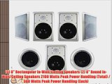 Acoustic Audio HT-87 7.1 Home Theater Speaker System (White 7)