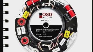OSD Audio MK690TT 6.5-inch 150-Watt Trimless Thin Bezel Kevlar Dual Voice Coil In-Ceiling Stereo