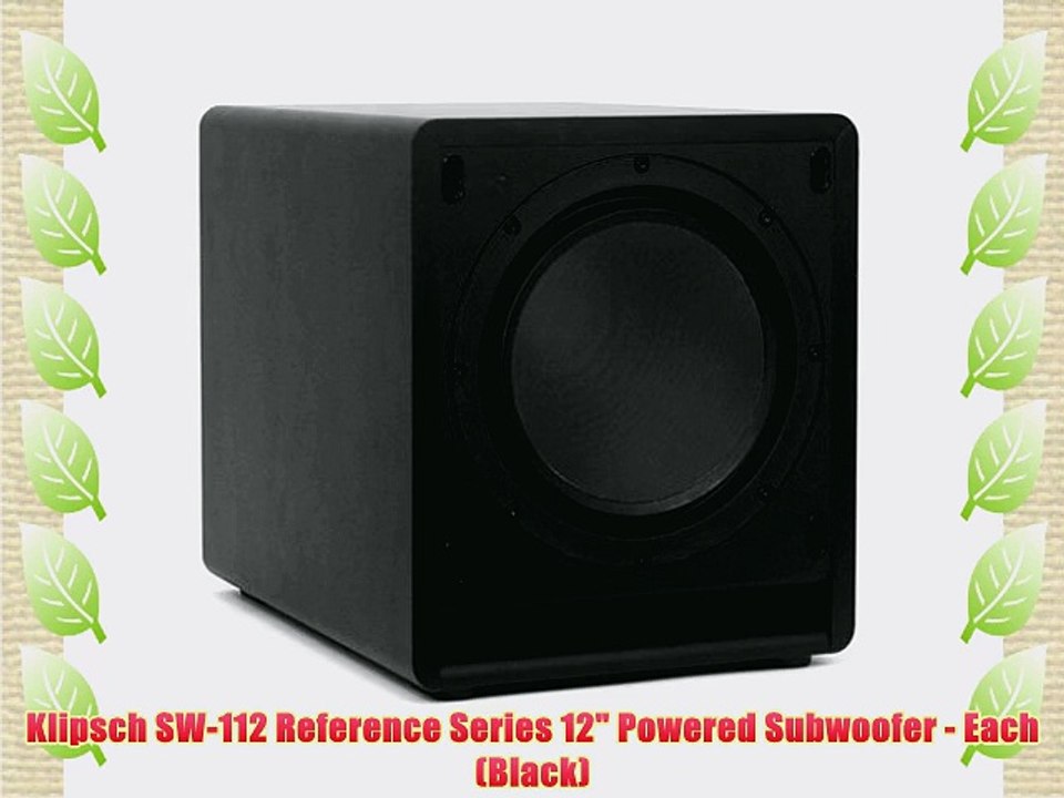Klipsch SW-112 Reference Series 12 Powered Subwoofer - Each (Black)