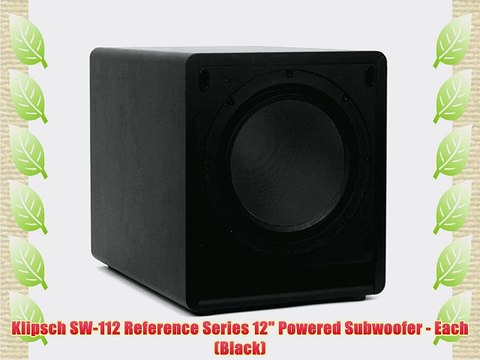 Klipsch SW-112 Reference Series 12 Powered Subwoofer - Each (Black)