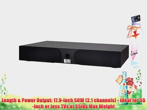 OSD Audio SS2.1 Soundsole 2.1 Bluetooth Sound Base with Built-in Subwoofer Surround Sound System