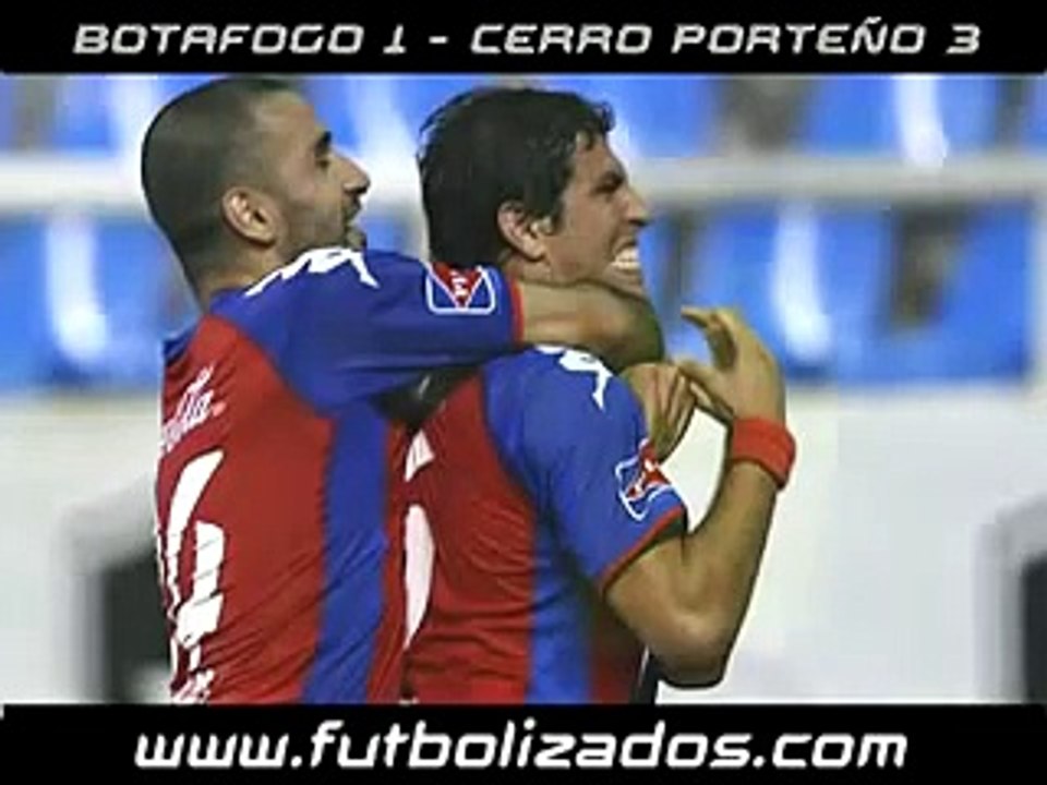 botafogo 1 vs cerro porteño 3 copa sudamericana vuelta 07/11/2009 GENTILEZA DE VIDEOFUTBOLIZADOS
