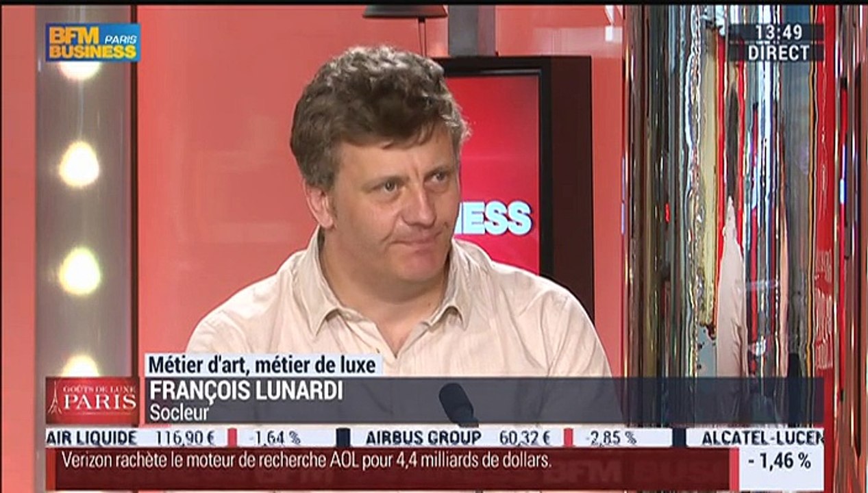 Métiers d'art, Métiers de luxe: Socleur, François Lunardi - 12/05