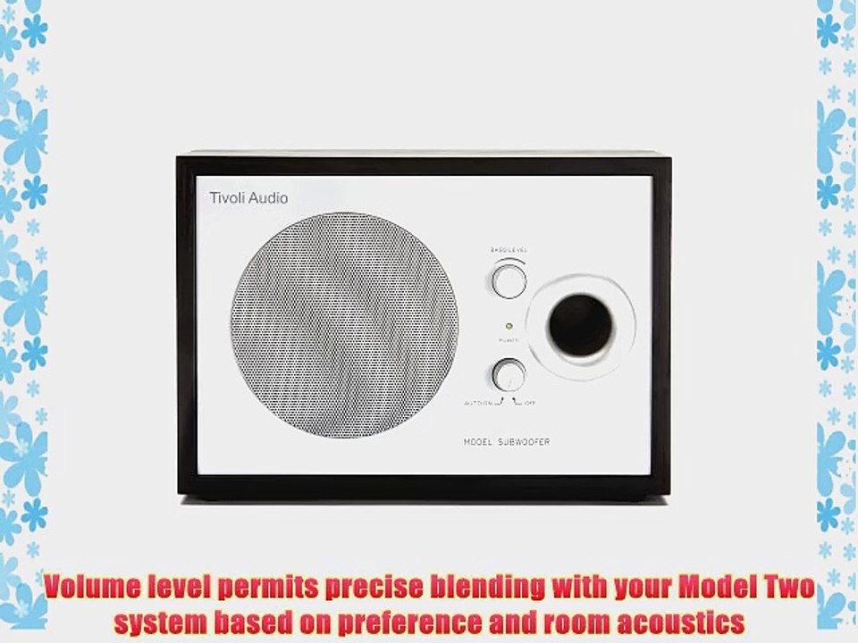 Tivoli Audio Model Subwoofer for Model Two Black/Silver