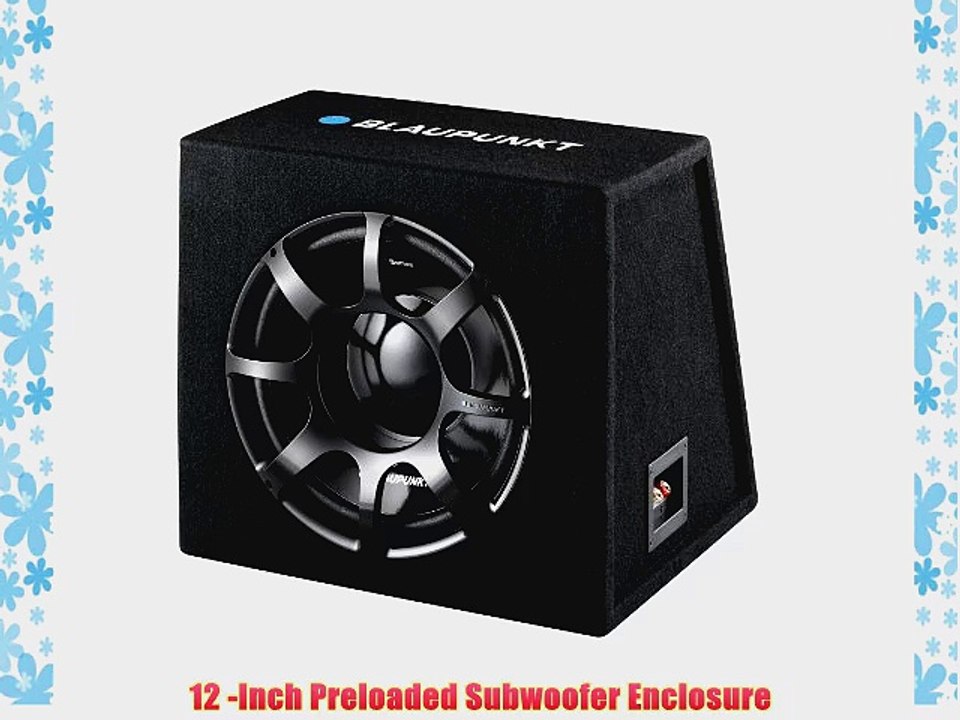 Blaupunkt GTb 1200 DE - 850-Watt 12-Inch 4-Ohm Preloaded Subwoofer Box