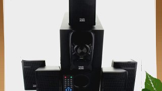 Acoustic Audio AA5150 Home Theater 5.1 Speaker System 400W with Bluetooth and Powered Sub AA5150B