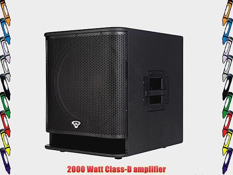 Cerwin-Vega P1800SX 2000-Watts 1 x 18 Inches Powered Subwoofer