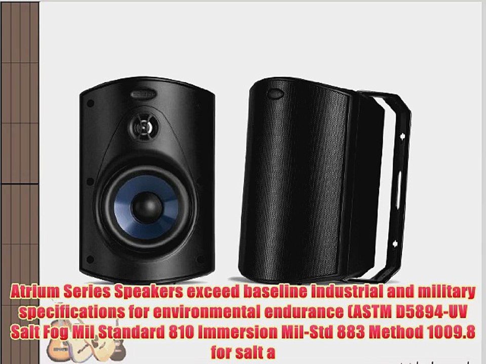 Polk Audio Atrium 5 Speakers (Pair Black)