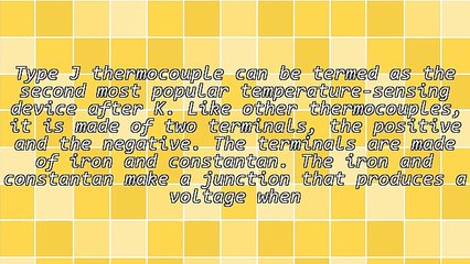 Basics About Type J Thermocouple