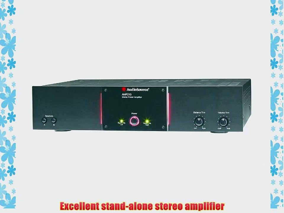 AudioSource AMP 210 90-Watt Stereo 250-Watt Mono Power Amplifier (Black)