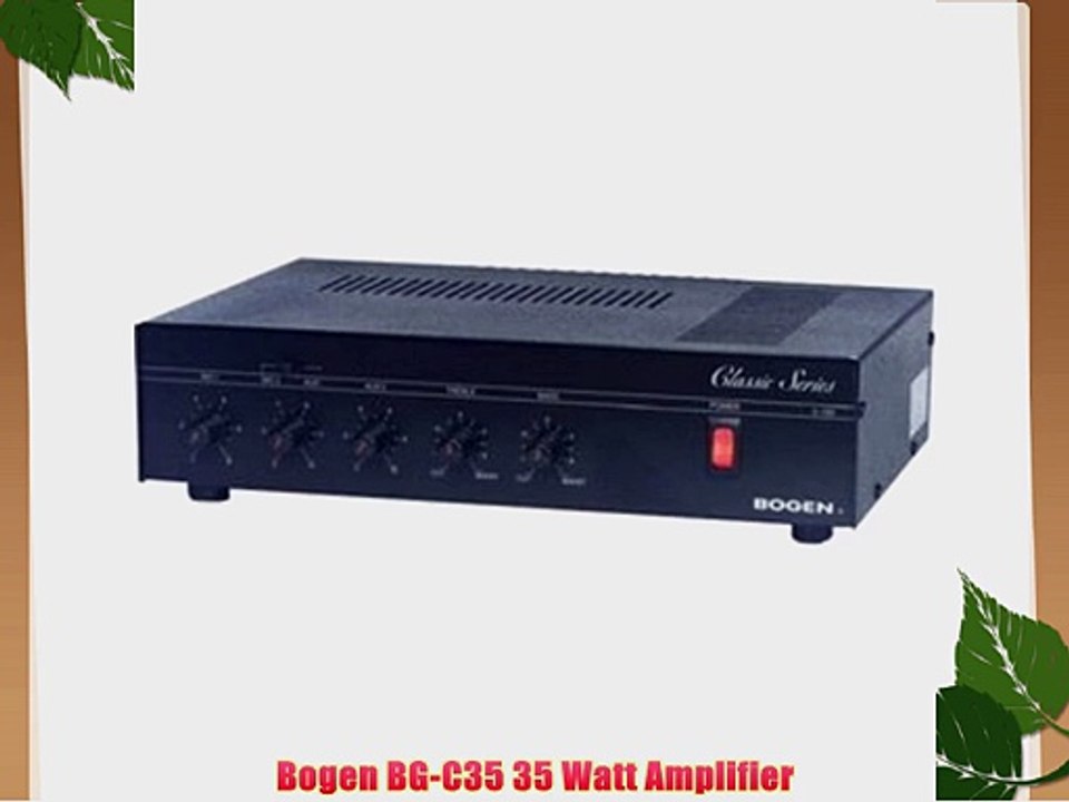Bogen BG-C35 35 Watt Amplifier