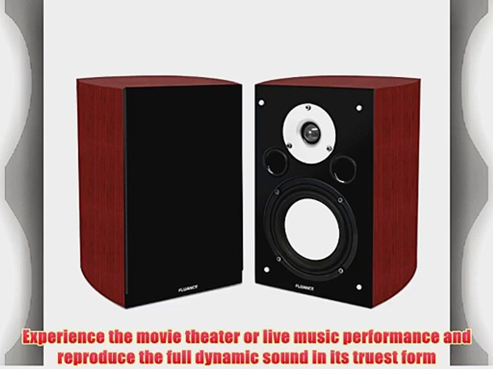 Fluance XL7S High Performance Two-way Bookshelf Surround Sound Speakers for Home Theater and