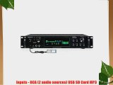 Technical Pro HB3502URIBT Digital Hybrid Amplifier with AM/FM Tuner 3500 Watts Bluetooth Compatible