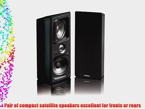 Definitive Technology Mythos Gem Satellite Speakers (Pair Black)