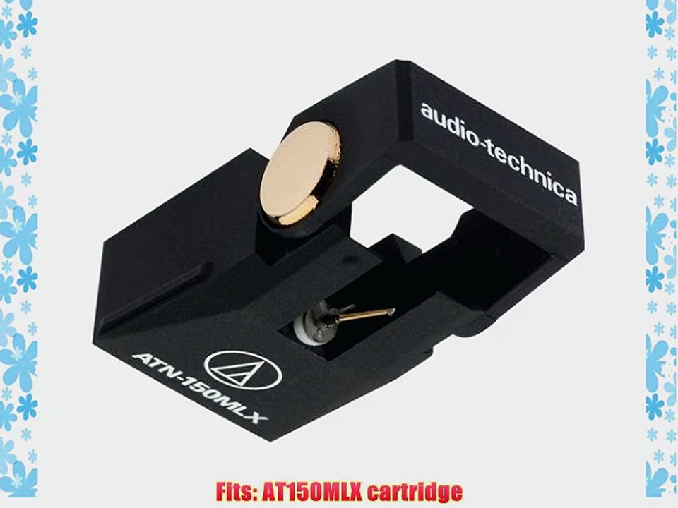 Audio-Technica ATN150MLX MicroLine Replacement Stylus for AT150MLX Cartridge Gold plated Boron