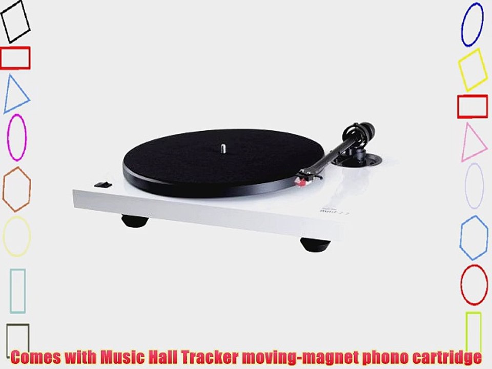 Music Hall MMF 2.2 White Turntable with Cartridge